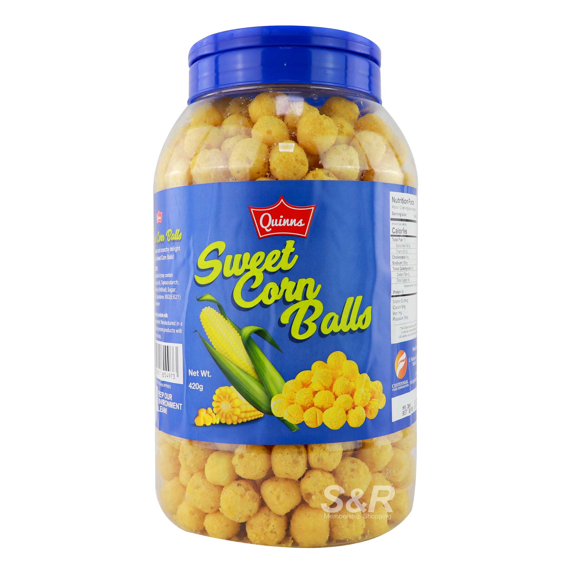Quinns Sweet Corn Balls 420g Quinns Sweet Corn Balls 420g